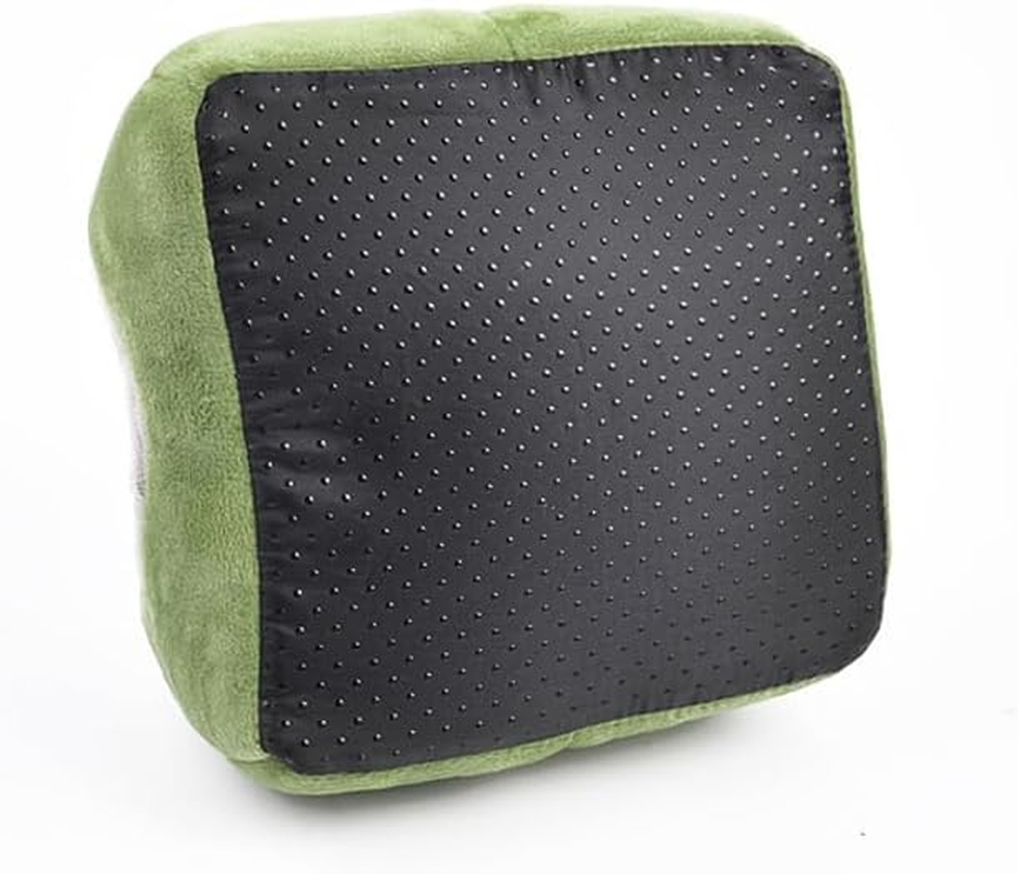 Cozy Soft Plush Tent Bed for Small Animals - Ideal Hideout Cave for Guinea Pigs, Hamsters, Bunnies, Chinchillas, Ferrets & More - Warm Comfort Shelter in Grey/Green image number 1