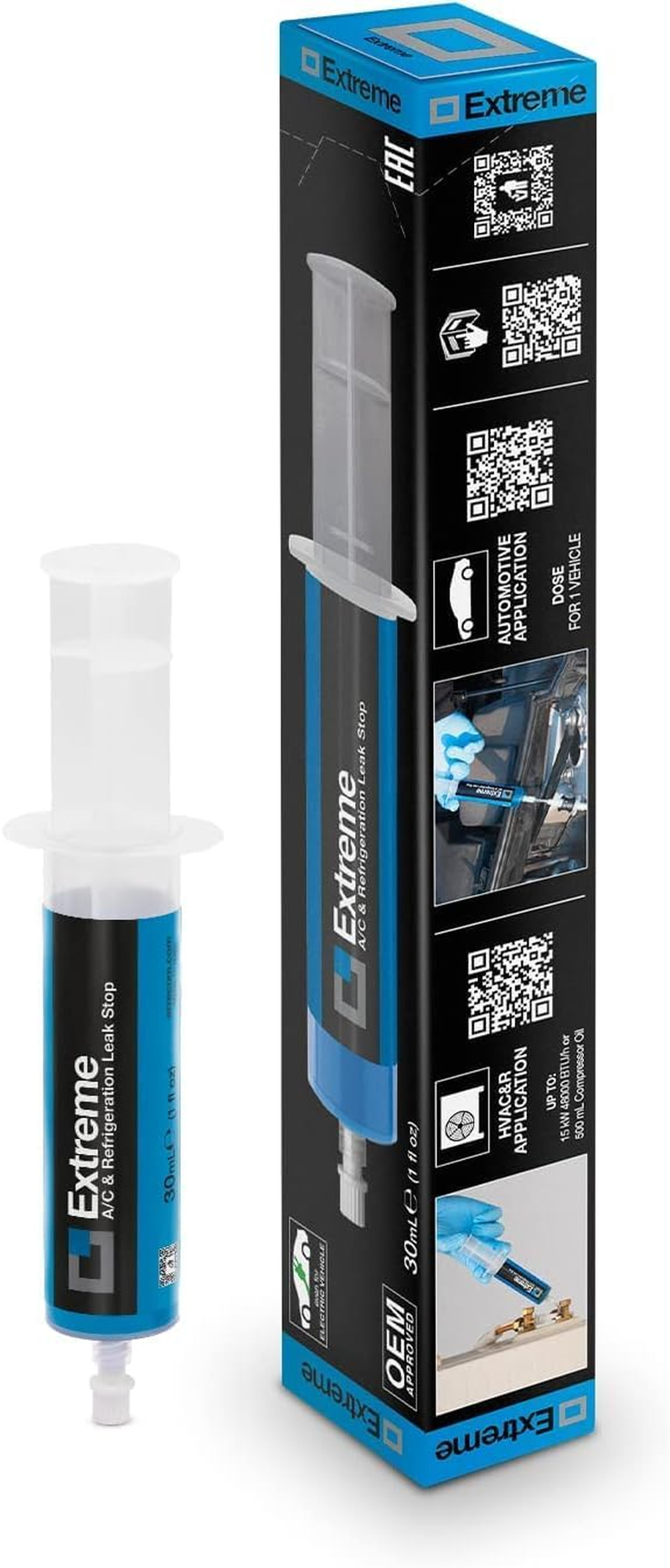 Errecom A/C Systems Leak Stop Stops Refrigerant Gas Leaks up to 0.3 Mm