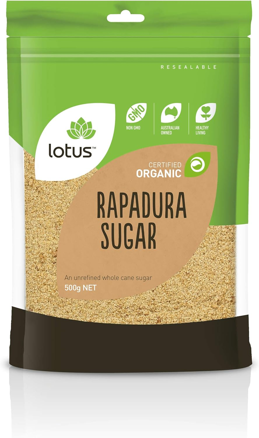 Lotus Organic Rapadura Sugar 500 G, 500 G