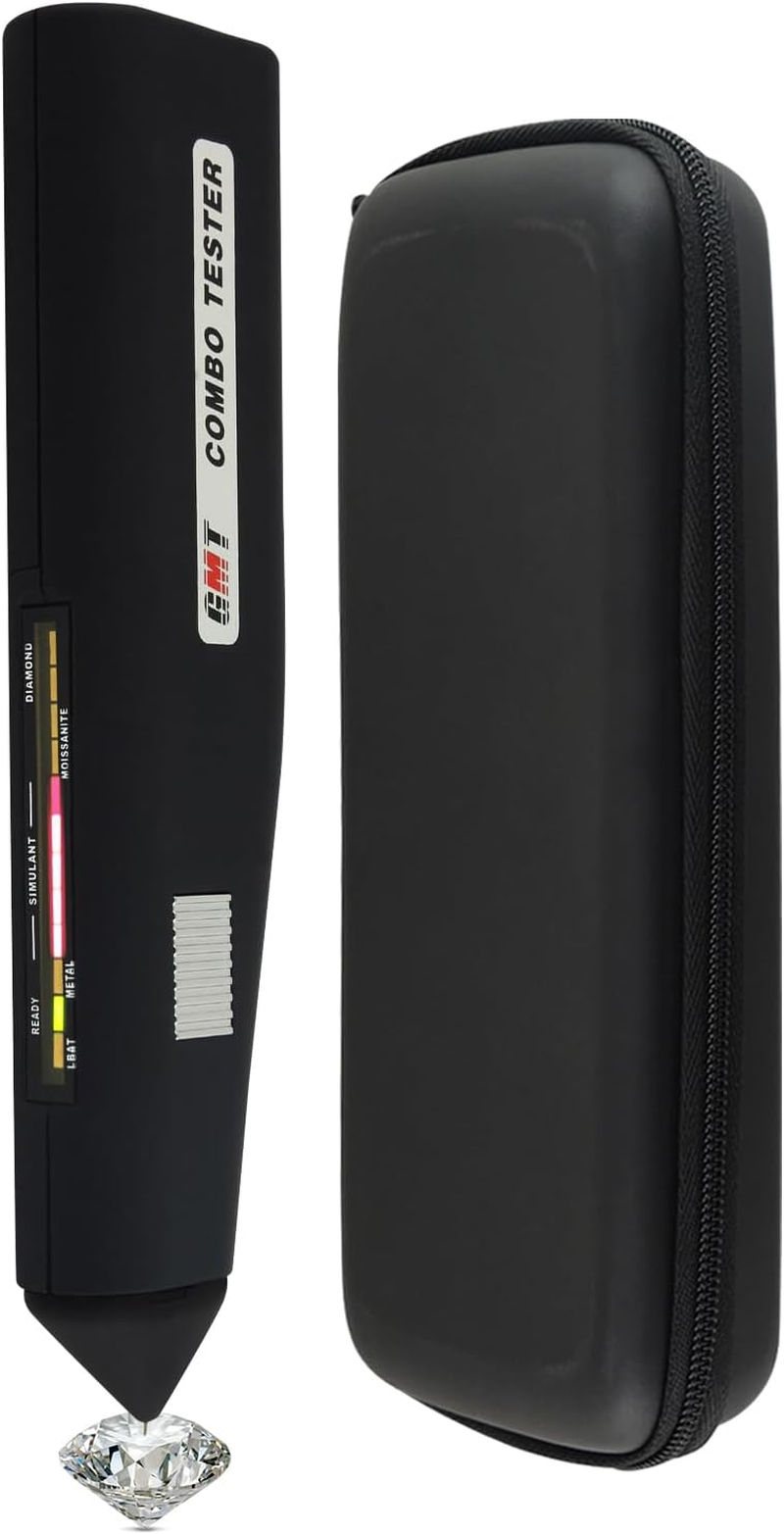 DANOPLUS Professional Diamond Moissanite Tester, High Accuracy Jewelry Test Tool Kit Combo, 2Pt Gemstone Factory Calibrated Identifier Device image number 4