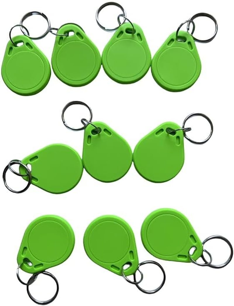 YARONGTECH 13.56Mhz RFID 1K Key Ring Tag Iso14443A Badge (Pack of 10)
