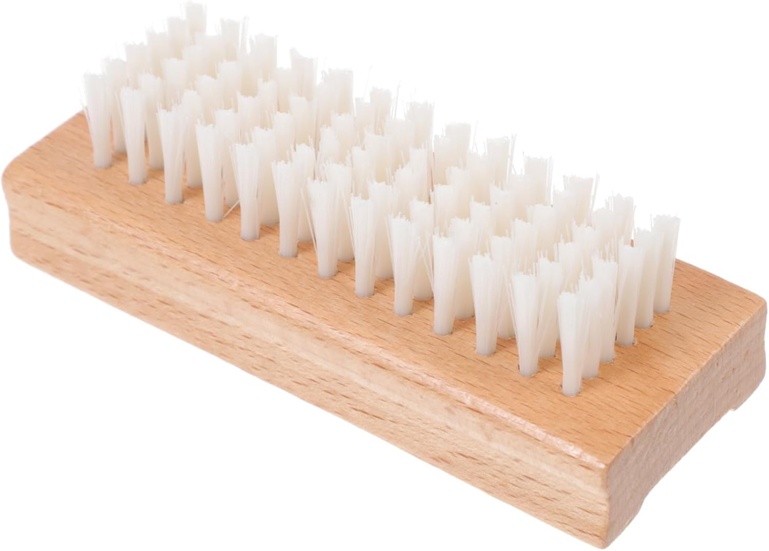 ERINGOGO Nylon Bristle Nail Brush Two Sided Nail Tool Wooden Manicure Brush Art Tool Pedicure image number 5