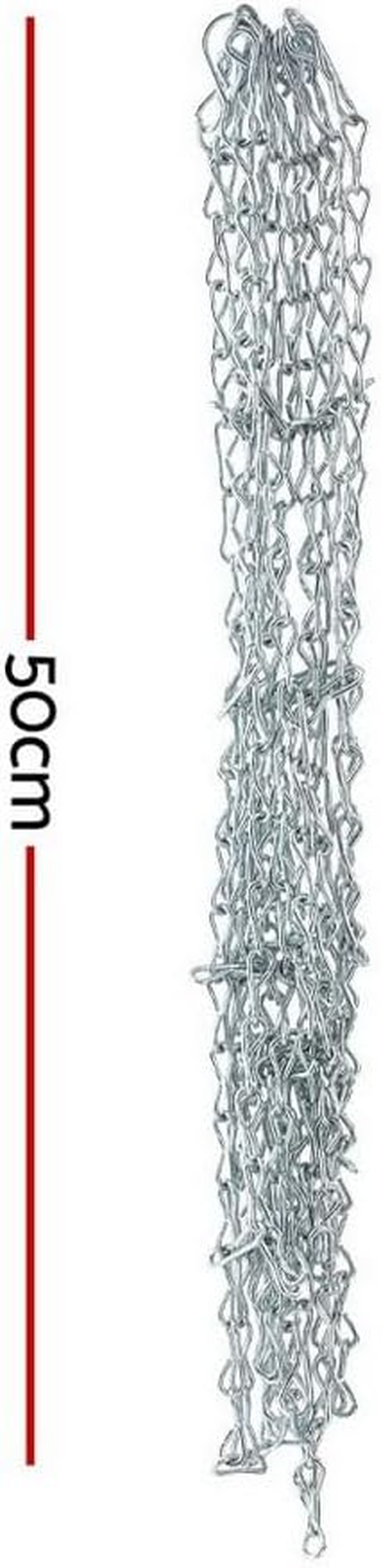 Everfit Basketball Ring Metal Braided Chain Net Official Size Rims Hoop 12 Loop