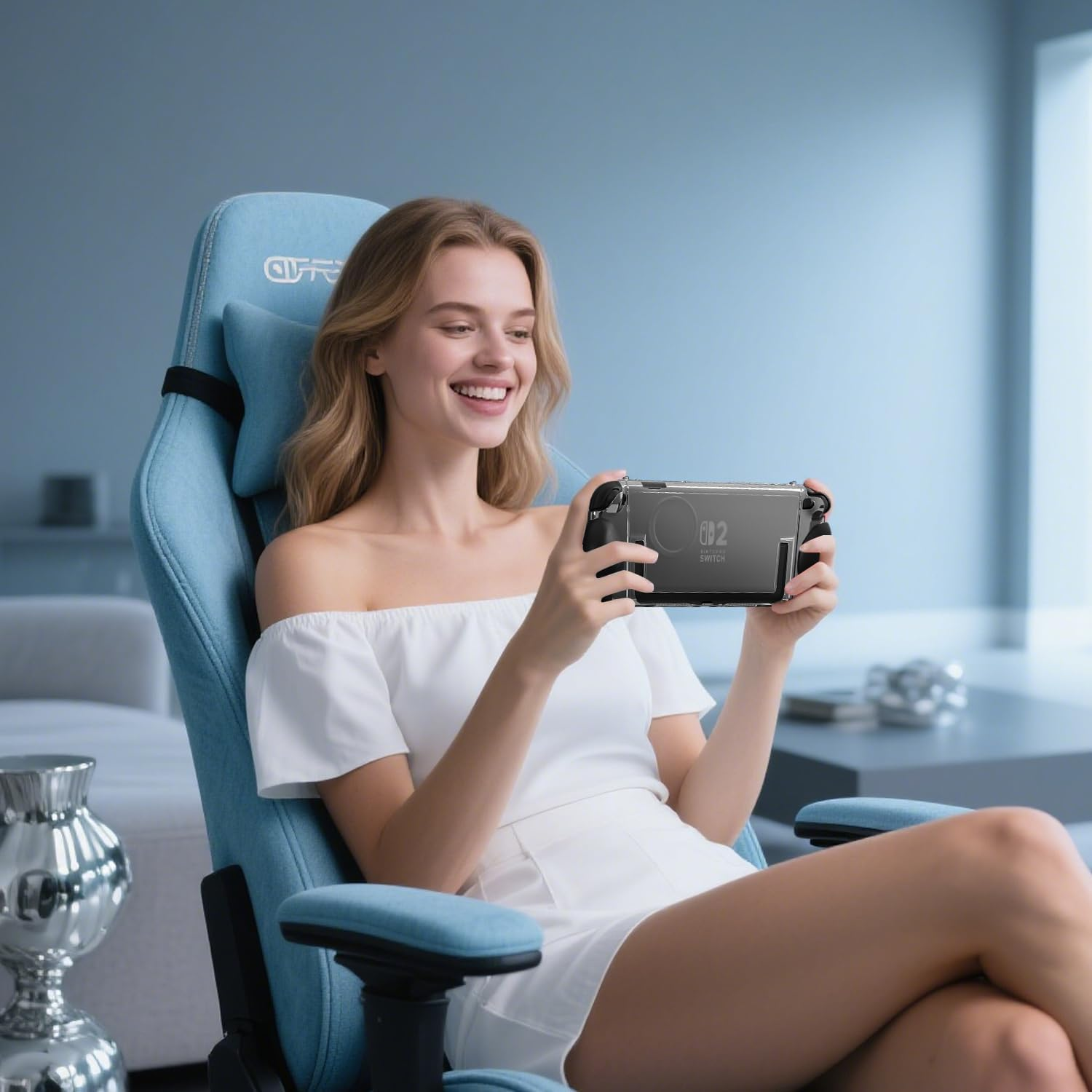 ALAFLY Clear Case with Ergonomic Joycon 2 Grip(3 Pairs) for Nintendo Switch 2, Durable&Strong PC Protective Cover, Comfort Replaceable Grips [To Fit All Hands Sizes] for Joy-Con Controller image number 3