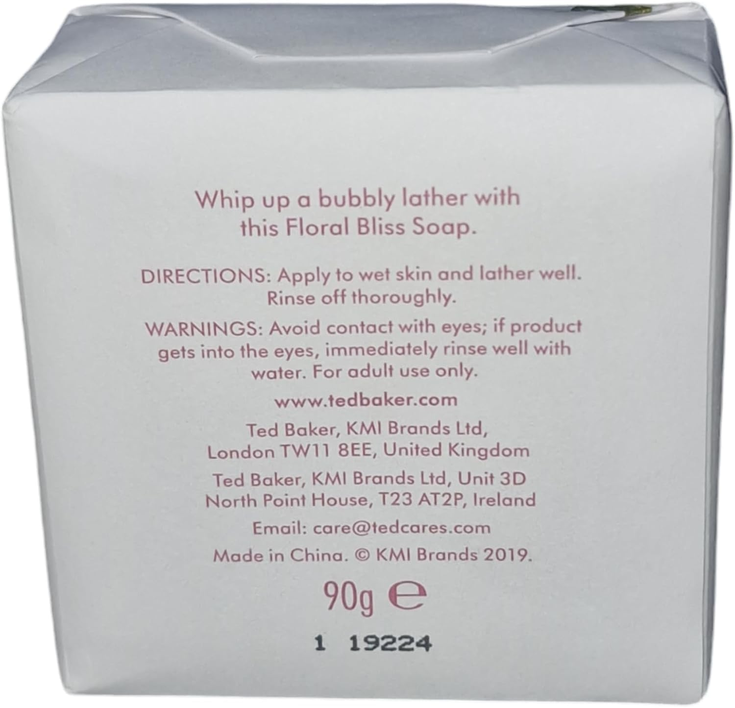 Ted Floral Bliss 3 Pcs Set - Soap Bar 90G and 2 X Bubble Bath 50 Ml Each, Mini Travel Size image number 4