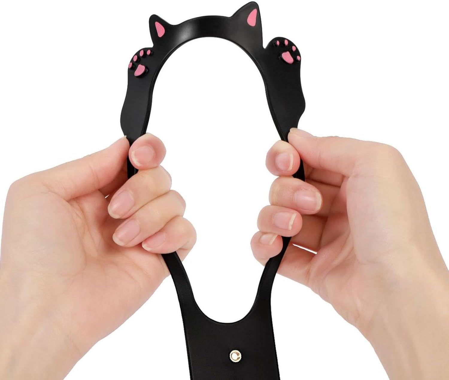 Cat Paw Door Lock, Cat Door Latch Holder, Pet Door Strap for Cat Door Options, Keep Dogs Out, No Tool Required and No Wall Damage Adjustable Pet Gate Holder for Holding Animals image number 4