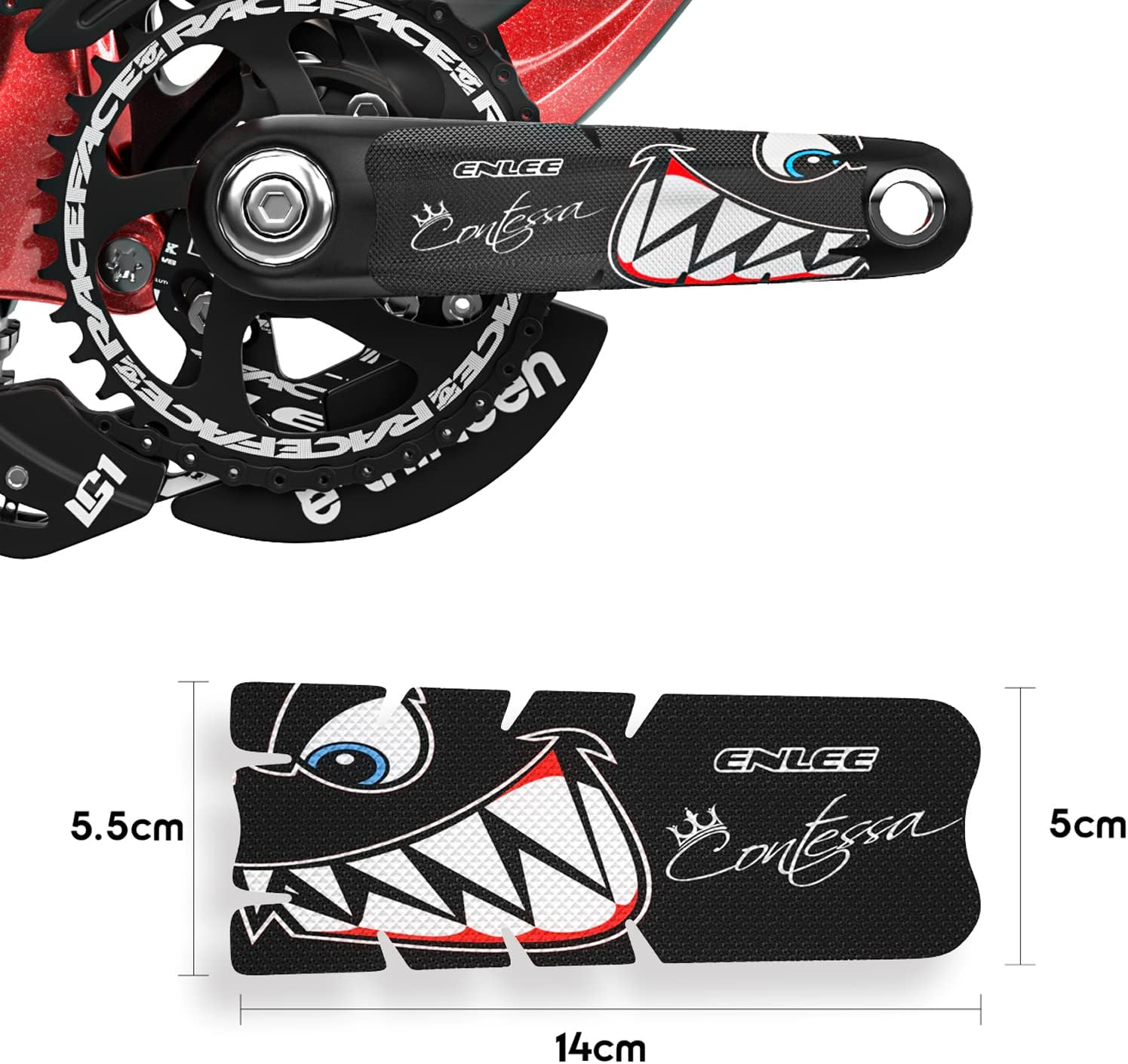 ENLEE Unisex Youth Bch-002 Bicycle Frame Protector image number 6