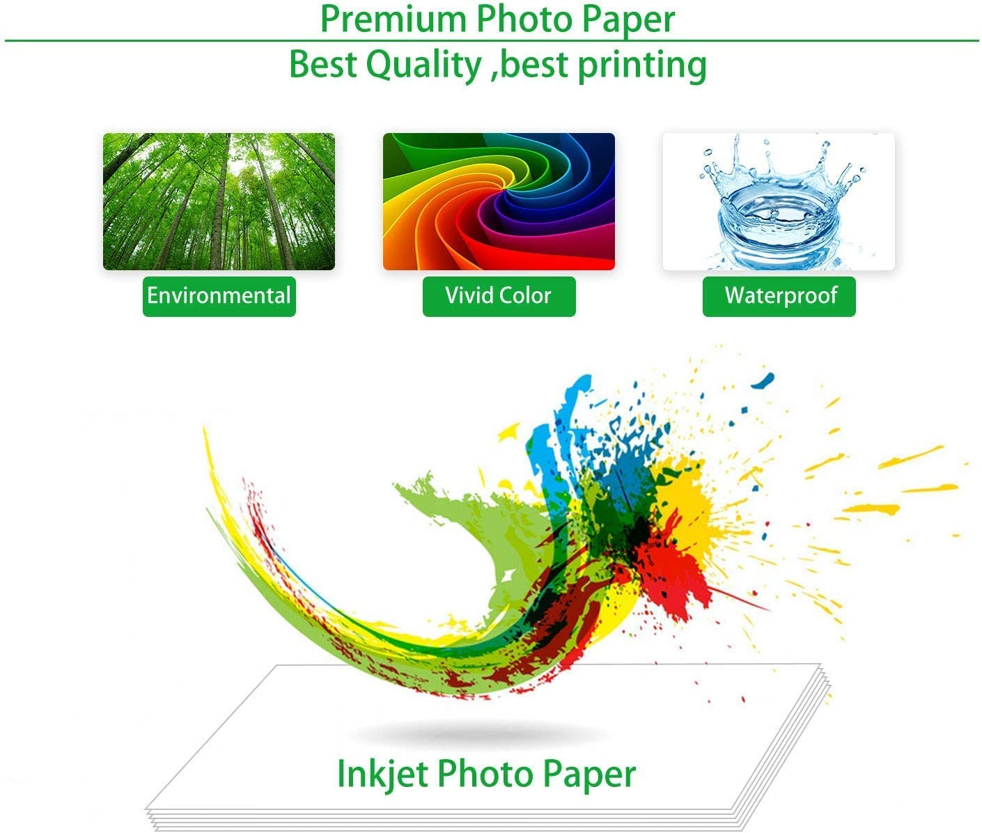 KOALA Double Sided Glossy Inkjet Photo Paper A4, 120Gsm, 100 Sheets for Inkjet Printers. Suitable for Printing Photos, Brochures, Covers, Certificates, Booklets, Flyers, Leaflets, Cards, Calendars image number 5