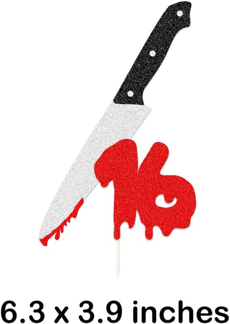 Have a Killer Birthday Party Supplies, Horror Classic Cake Topper Decorations for Halloween Horror Party Supplies Decor (16)