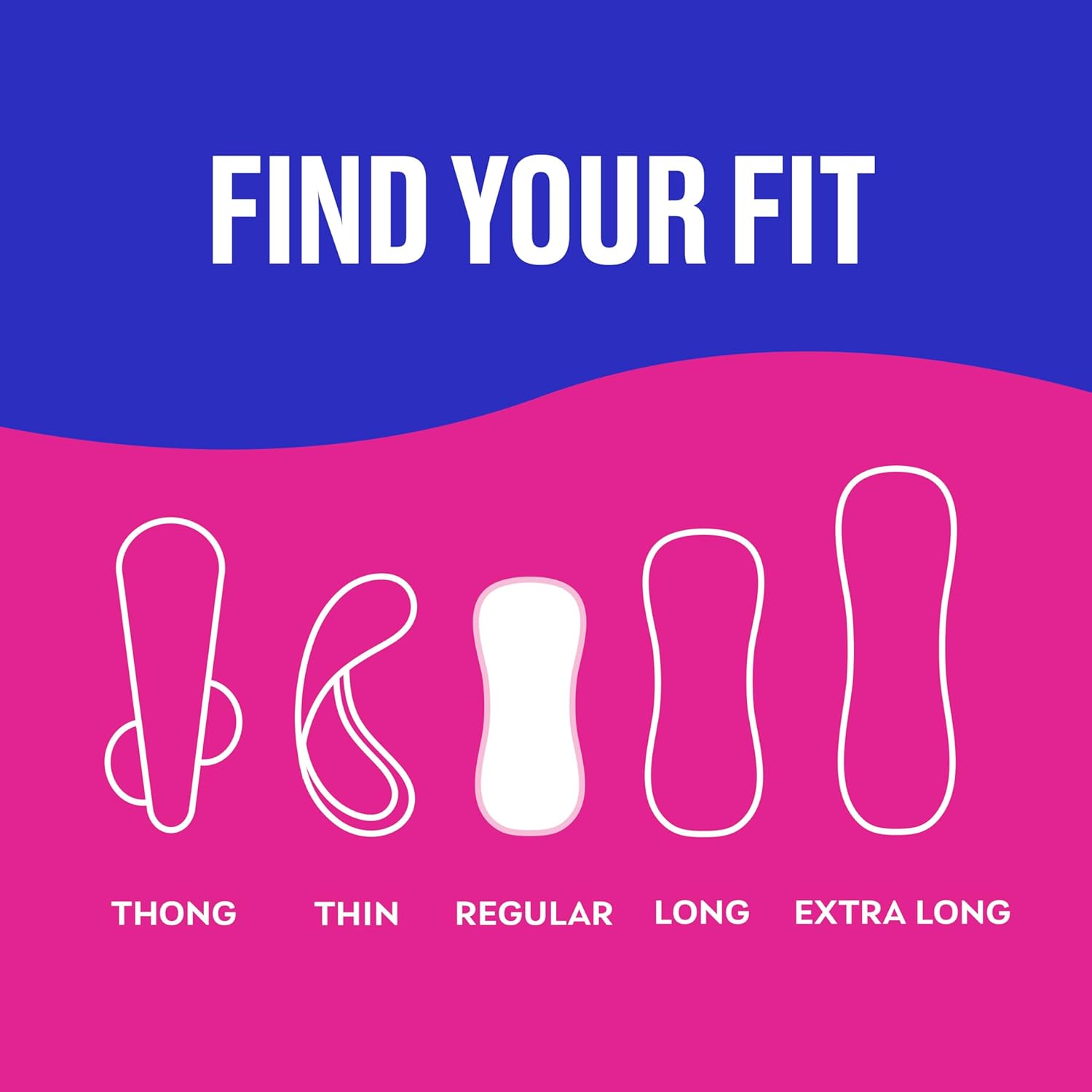 Carefree Acti-Fresh Ultra-Thin Panty Liners, Regular, Unscented - 120 Count image number 2