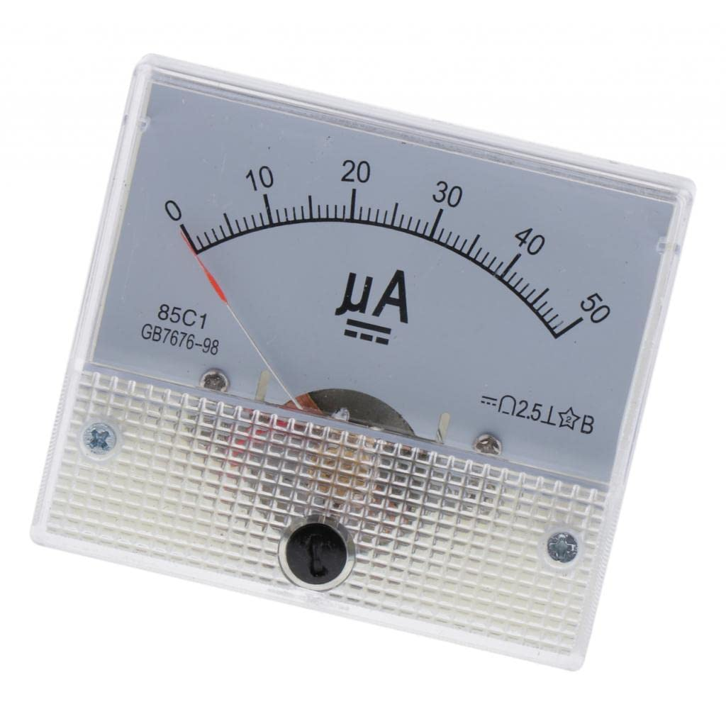 Accurate 85C1-Ua Panel DC Ampere Tester Current Measuring Tools 0-50Ua, White image number 3
