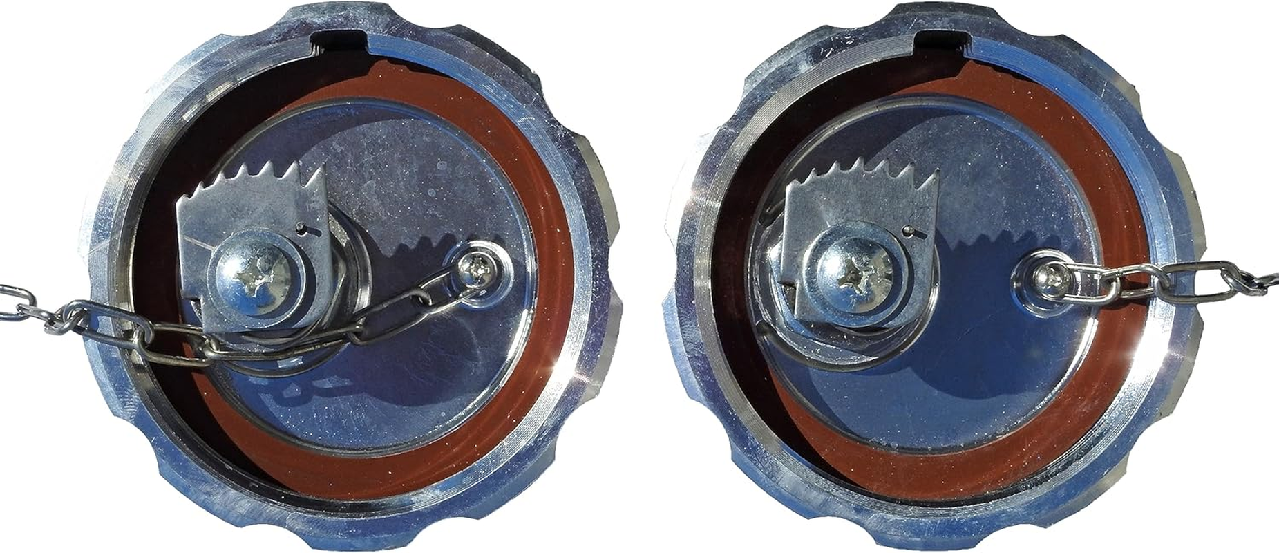 Road King Truck Parts 3&rdquo; Nominal Keyed Alike Pair Locking Diesel Fuel Cap for Volvo VNL Series Low Sulfur Fuel Tanks image number 5