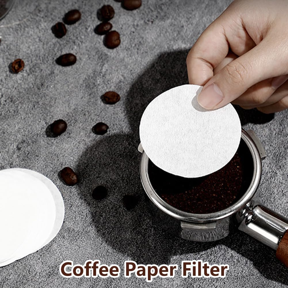 400 PCS 64Mm Direct Paper Filters Compatible with Aeropress All Coffee and Espresso Makers, Vegan Non Bleached Natural Paper Micro-Filters(Color:White) image number 1