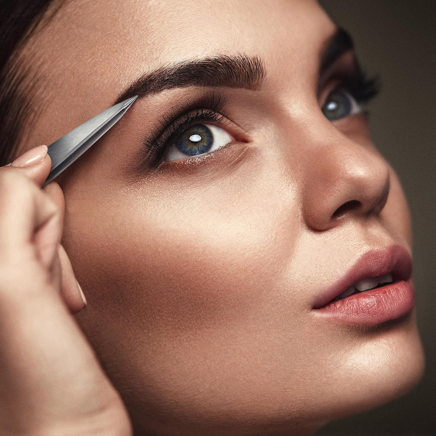 By MILLY Pointed Tweezers | High Carbon Stainless Steel Needle Nose | Fine Point Precision Hair Removal | Perfectly Aligned & Hand-Filed Sharp | Silver image number 4