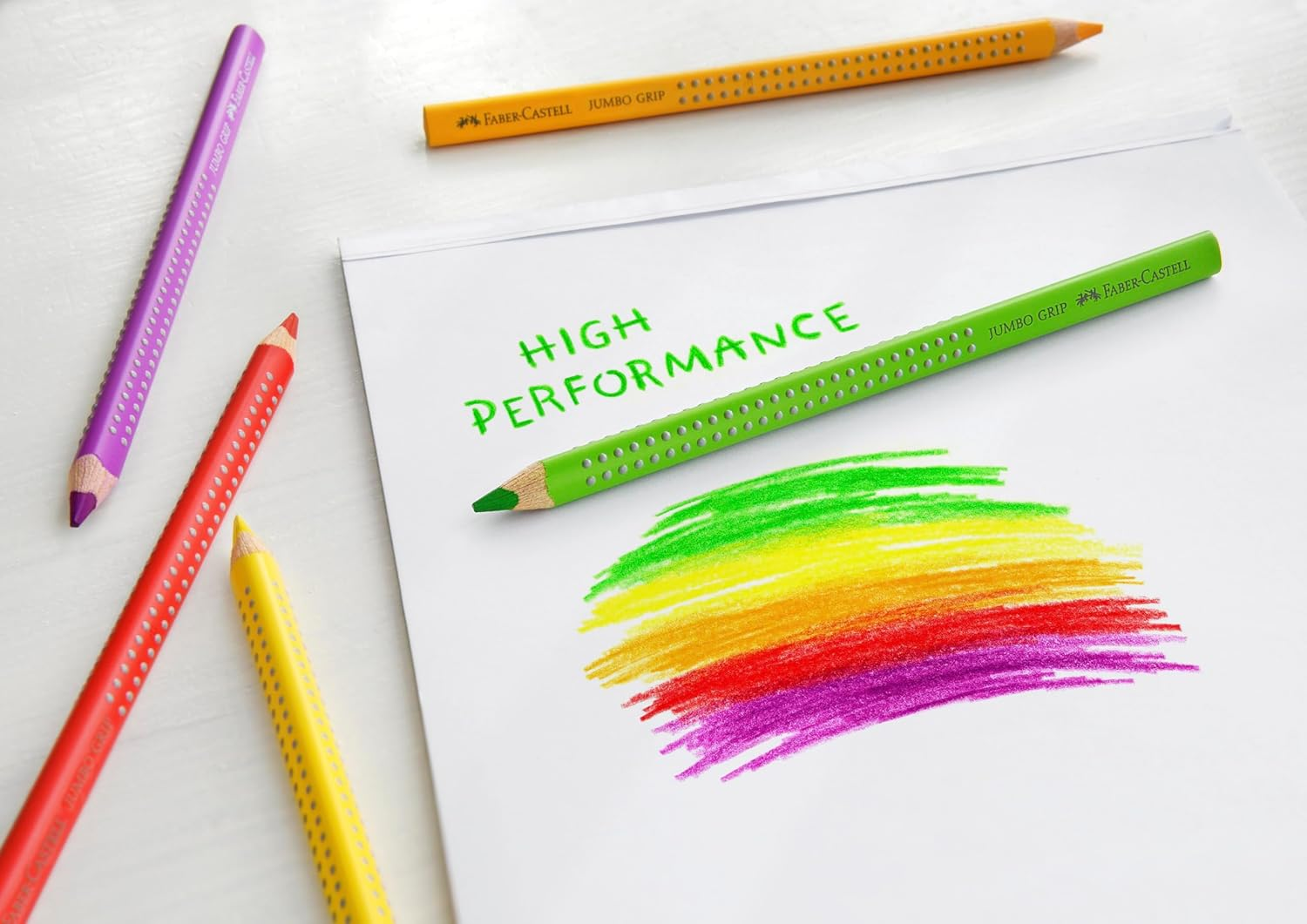 Faber-Castell 110912 Jumbo Grip Coloured Pencil (Pack of 12) image number 6