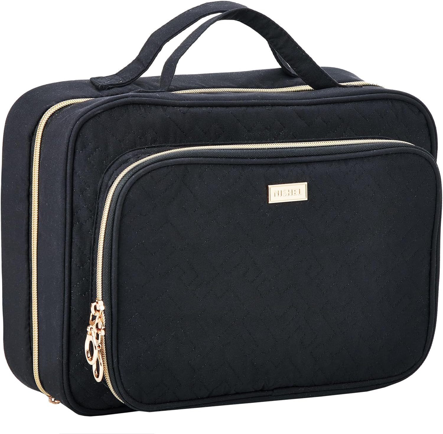 NISHEL Large Size Toiletry Bag for Women, Travel Essentials Organizer, Hanging Makeup Case for Accessories, Cosmetics, Toiletries