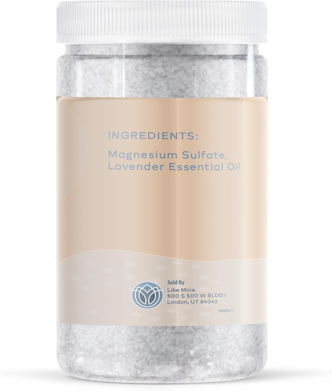 Like Mine Epsom Salt Soak with Lavender Essential Oil, 2Lb, Bath & Foot Soak, Magnesium Sulfate Blend image number 2