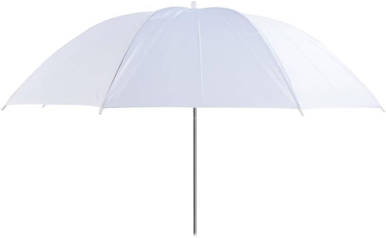 Oimzzr 50Cm/ 20Inch Photography Light Reflector Umbrella White Soft Studio Umbrella for Photography Lighting Umbrella Diffuser Accessory