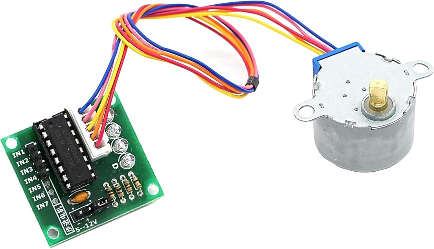 A-DIGISHUO 3Pcs ULN2003 28BYJ-48 5V 4-Phase Stepper Motors with Driver Board Suitable for Arduino PI PIC Raspberry PI image number 6