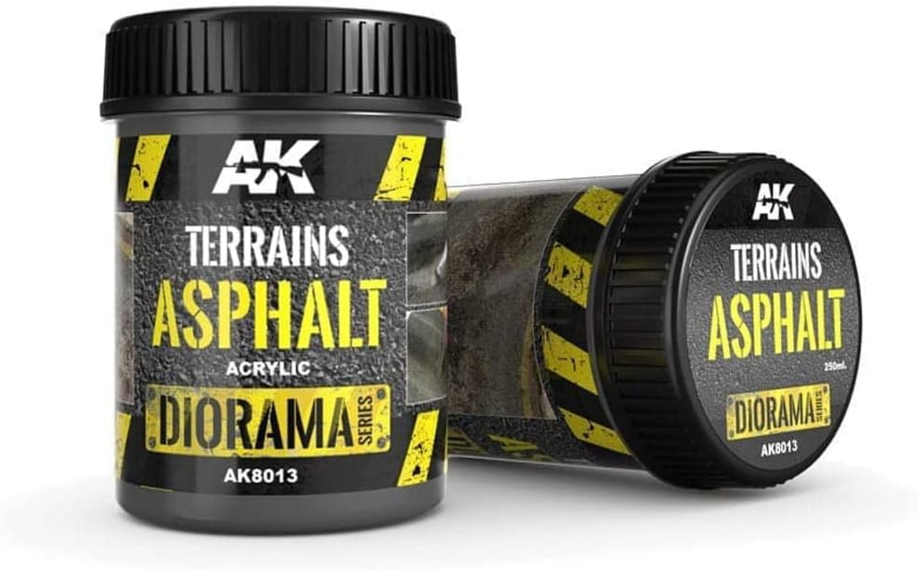 AK Interactive Dioramas Terrains Asphalt 250 Ml