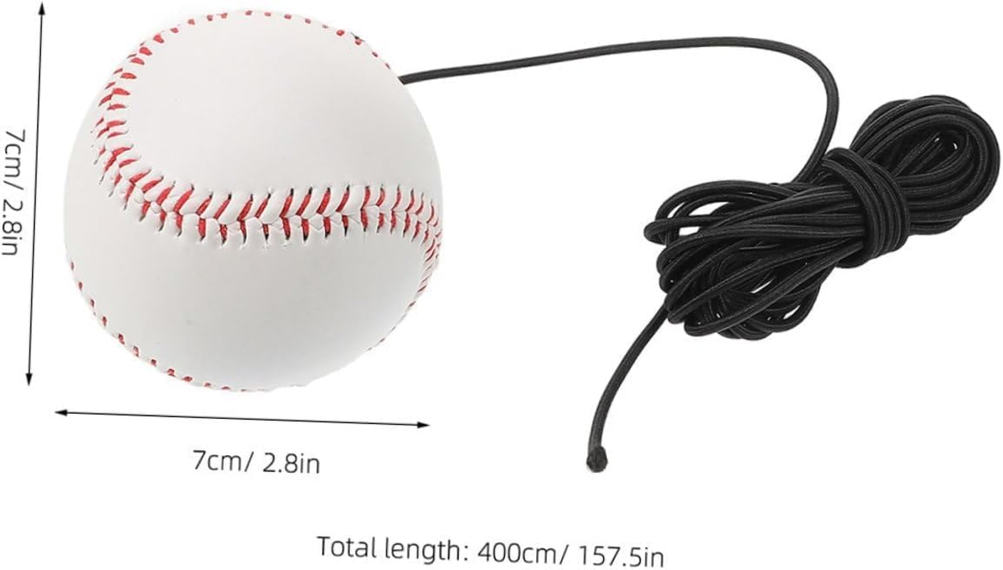 WADY 1Pcs Baseball Batting Trainer Batting Trainer Softball Practice Balls Softball Baseball Hitting Practice Equipment Set Baseball Elastic Rope image number 3