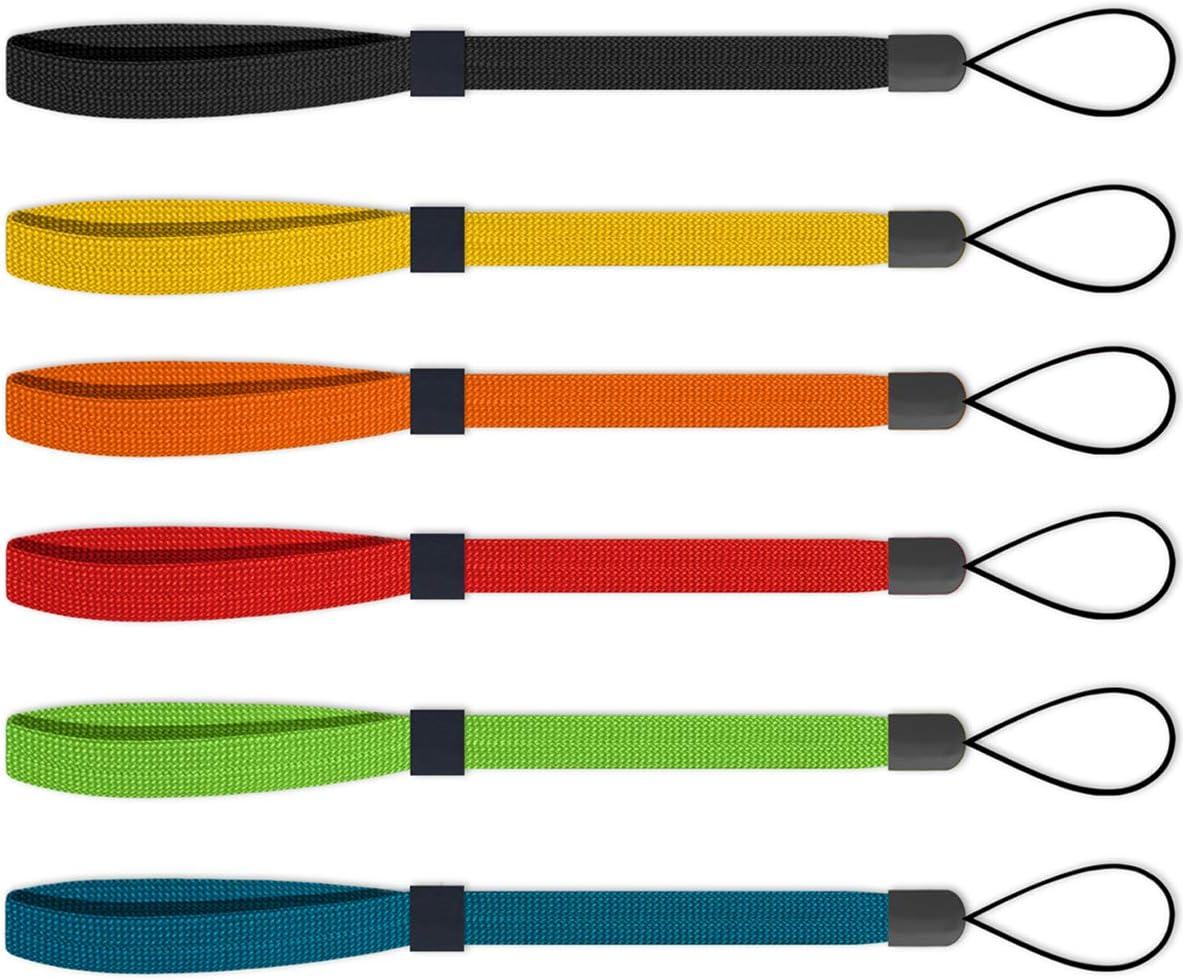 Wrist Lanyard Strap String 6 Pack Flashlight Lanyard Wrist Strap for USB Flash Drives Keys Braided Flat Lanyard Cameras Keychain Cellphone Water Bottle Badge Holders image number 5