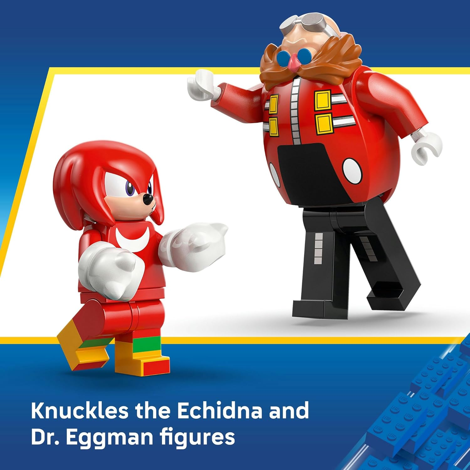LEGO&reg; Sonic the Hedgehog&trade; Knuckles Vs. Dr. Eggman Egg Crusher Mech Toy 77005 Interactive Set for Kids, Fun Toy for Gamers, Boys, Girls and Fans Aged 8 Years and over Who Love Gaming Merch image number 1