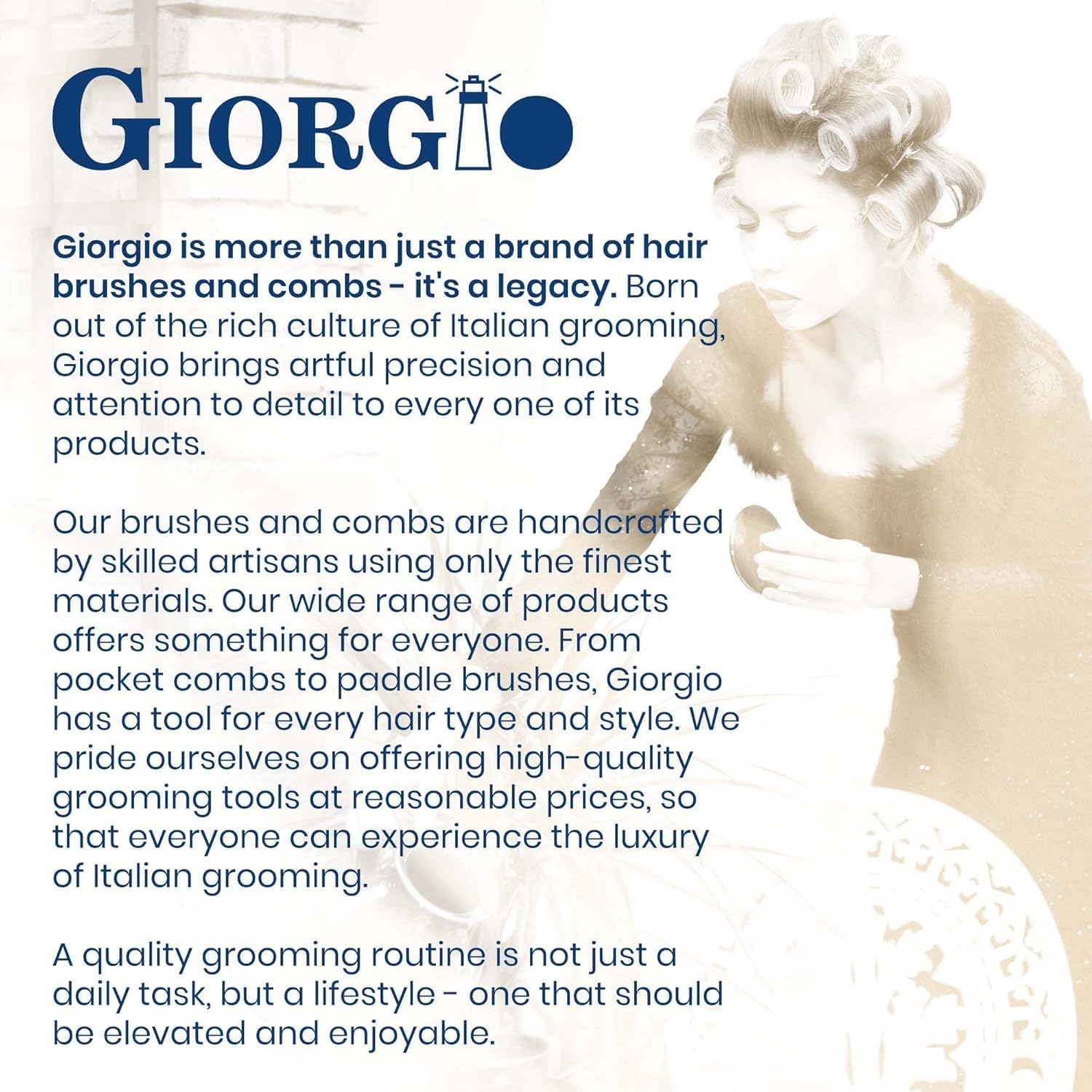 Giorgio G25 Finetooth and Widetooth Pocket Comb - Hair Styling Comb for Men and Women, Handmade Beard Combs for Men, Barber Combs, for Grooming,Saw Cut and Polished (Tortoiseshell) image number 2