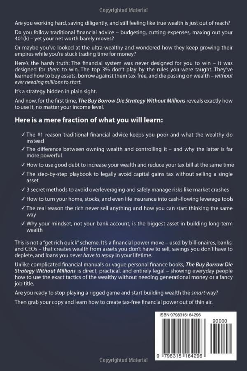The Buy Borrow Die Strategy without Millions: How to Join the Top 3% Who Create Wealth Out of Thin Air &ndash; Tax-Free and 100% Legal