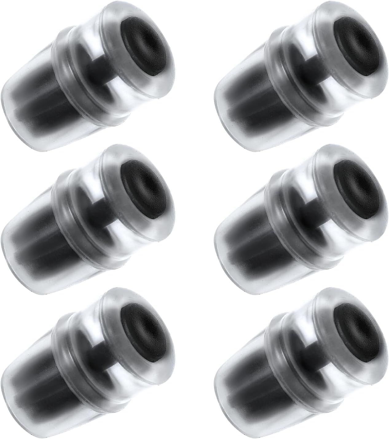 6Pcs Bite Valve Replacement Sheath for Osprey, Water Bladder Bite Valve Replacement Black Hydration Pack Silicone Mouthpiece Nozzle Accessory for Osprey Packs Hydraulics Reservoirs