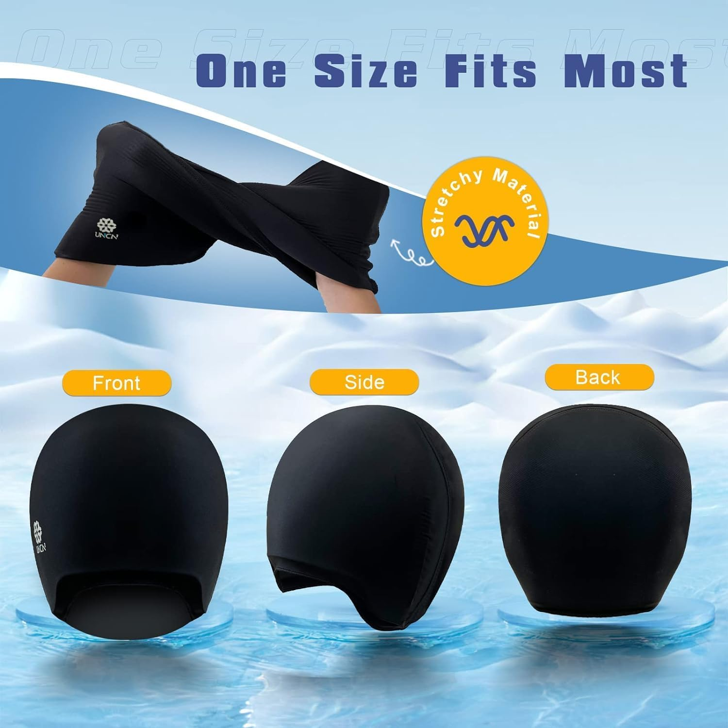 UNCN Migraine Cap, Headache Relief Hat, Super Cold Gel Ice Pack Cap, Cold Compress for Migraine, Headache, Tension and Stress Relief, Reusable Ice Hat image number 5