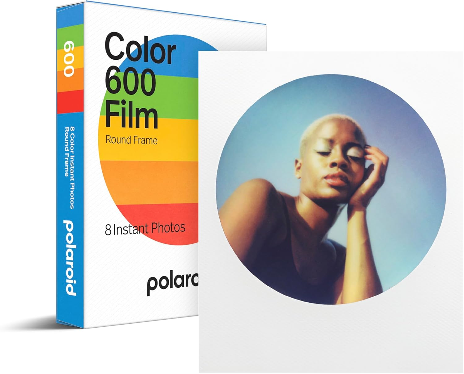 Polaroid Color Film for 600 - round Frame (6021)