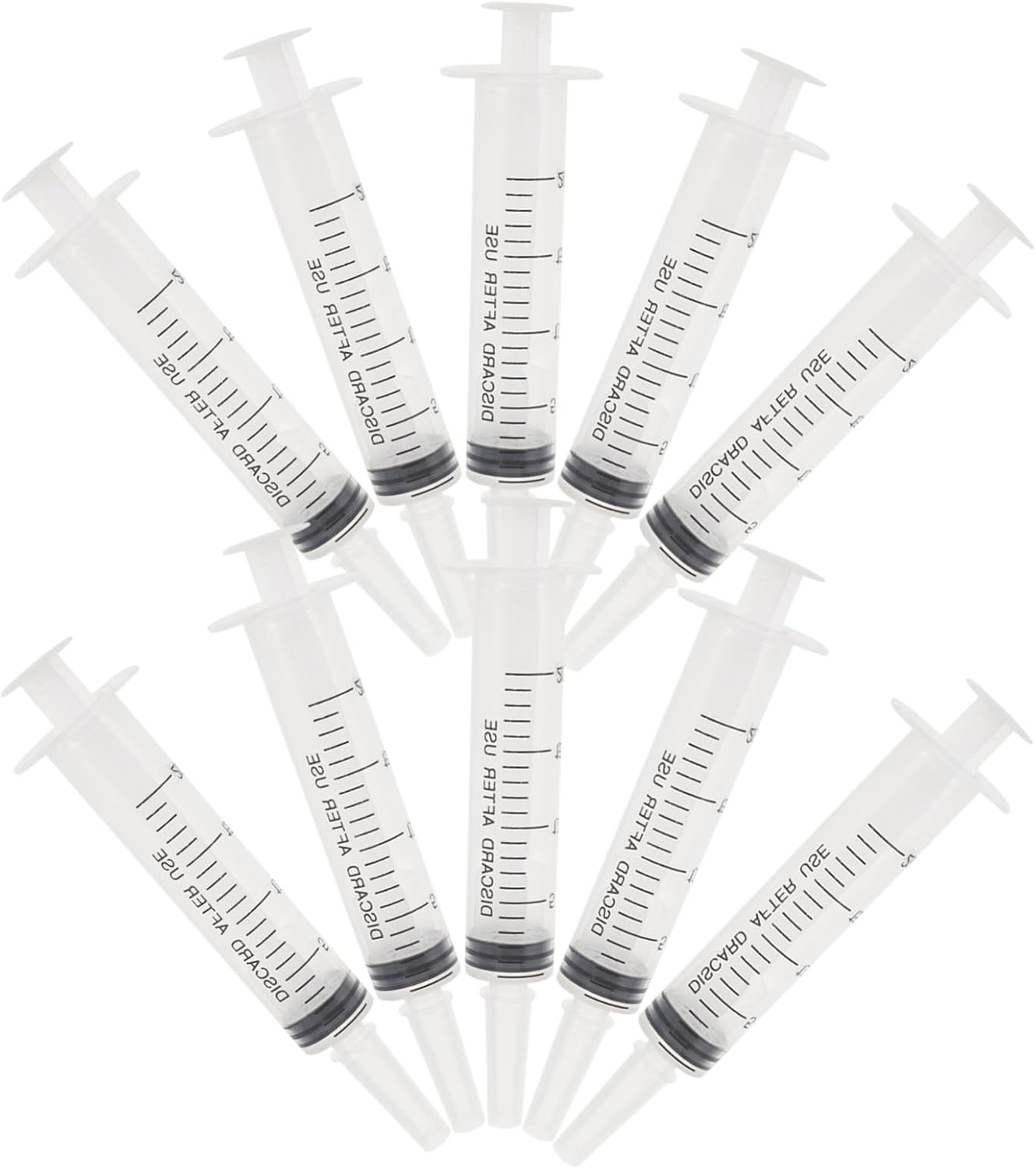 Anneome 20Ml Plastic Liquid Injector Syringe 10-Pack Food Measuring Injector for Glue Perfumes Essential Oils and DIY Projects image number 6