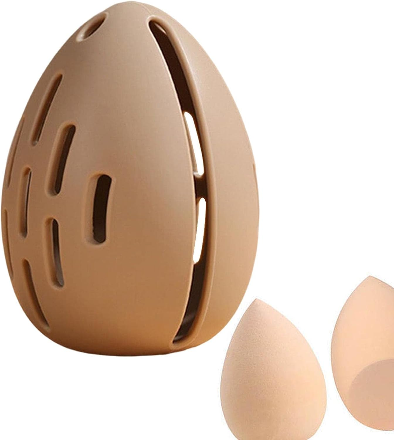 Beauty Makeup Blender Sponge Holder | Make up Sponge Organizer Airy - Silicone Beauty Makeup Sponge Protective Carrying Case for Home image number 2