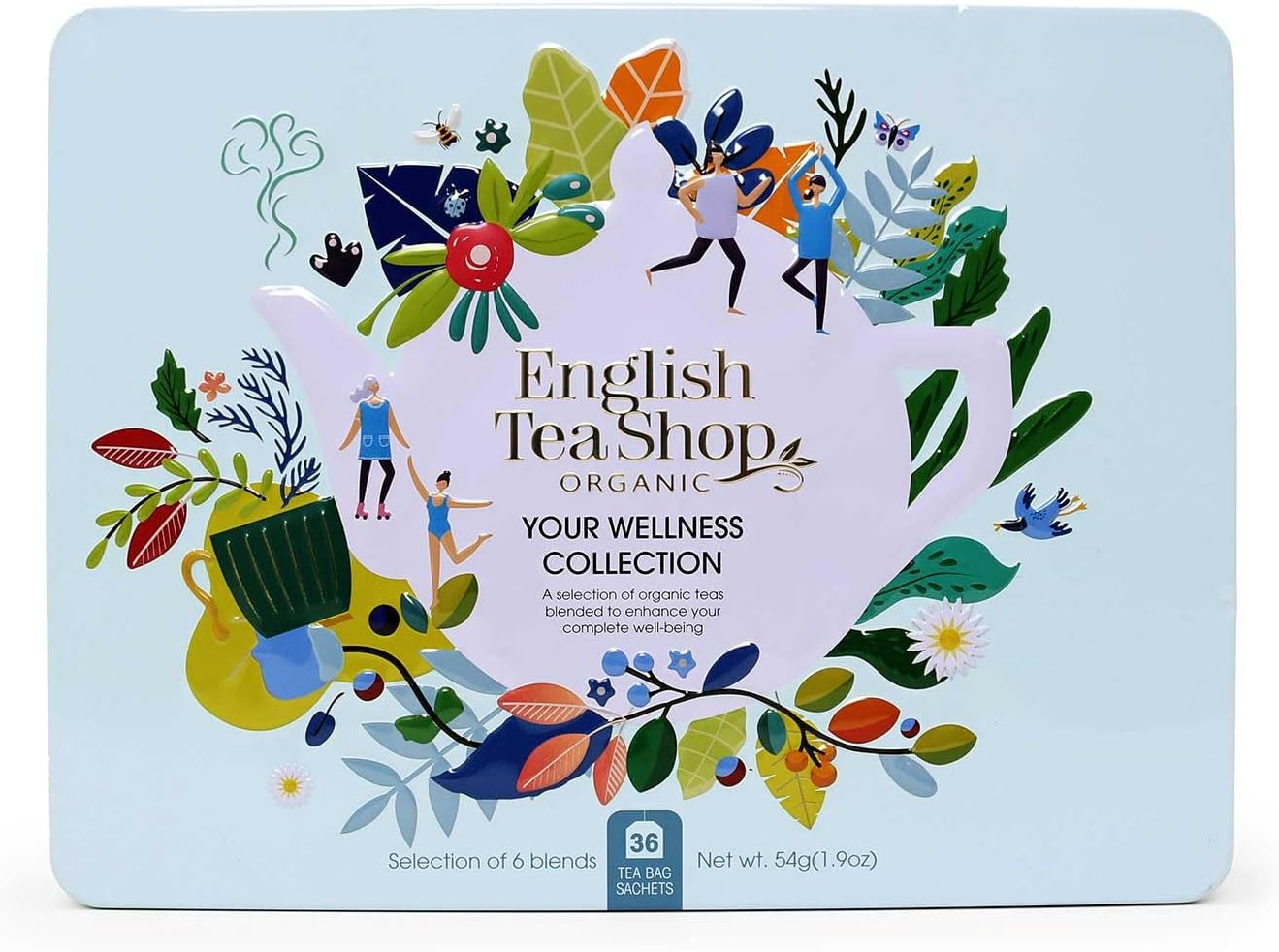 English Tea Shop English Tea Shop Gift Pack Your Wellness Collection Light Blue 36 Sachets, 54 G