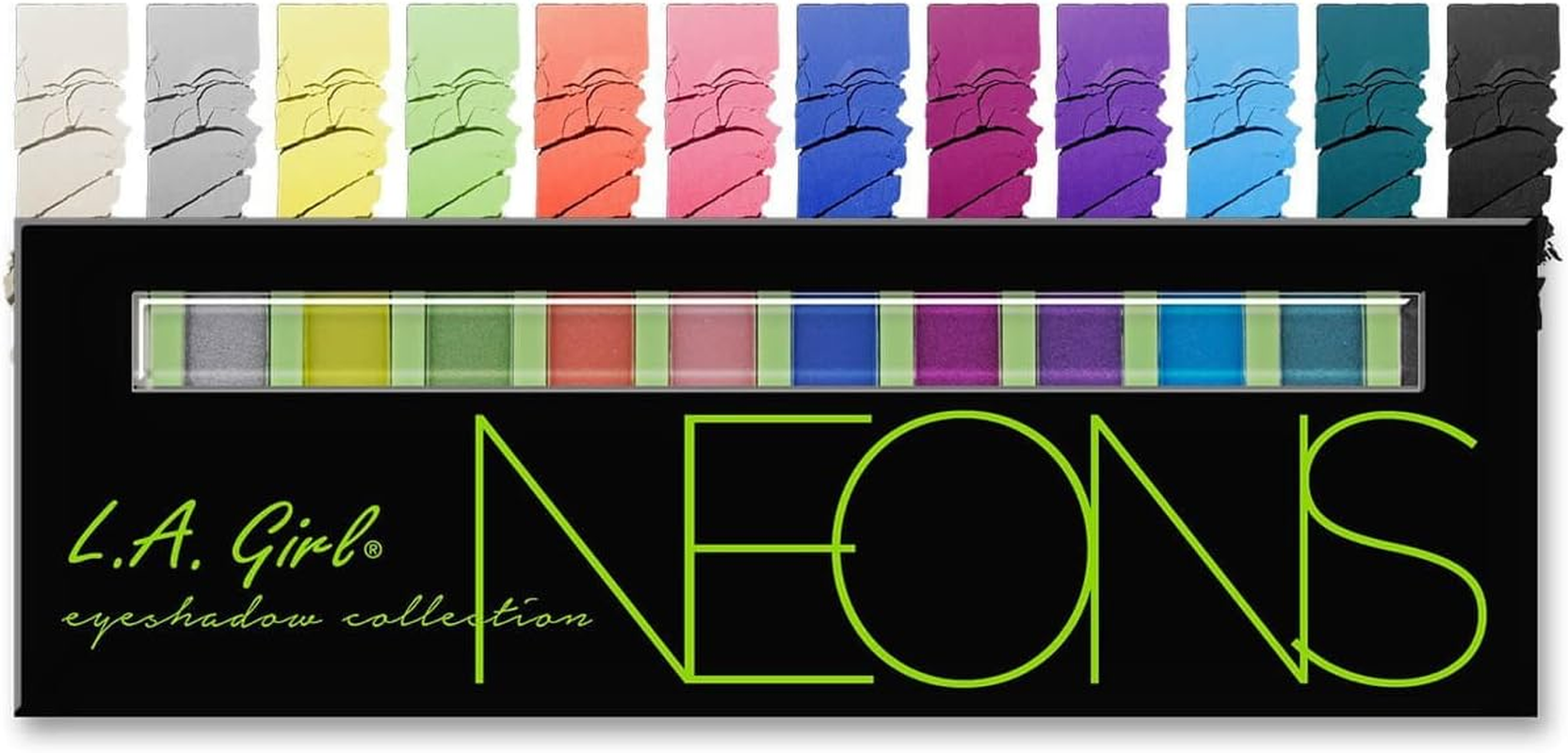 L.A. Girl Beauty Brick Eyeshadow, Nudes, 0.42 Ounce, Powder