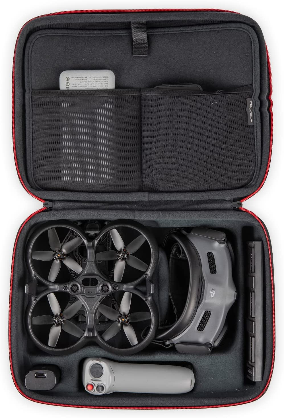 PGYTECH Carrying Case for DJI Avata FPV, Hard Waterproof Travel Bag for DJI Avata Drone Accessories, Portable Carrying Bag with DJI Goggles Integra, Goggles 2/V2, NOT for Avata 2 image number 4