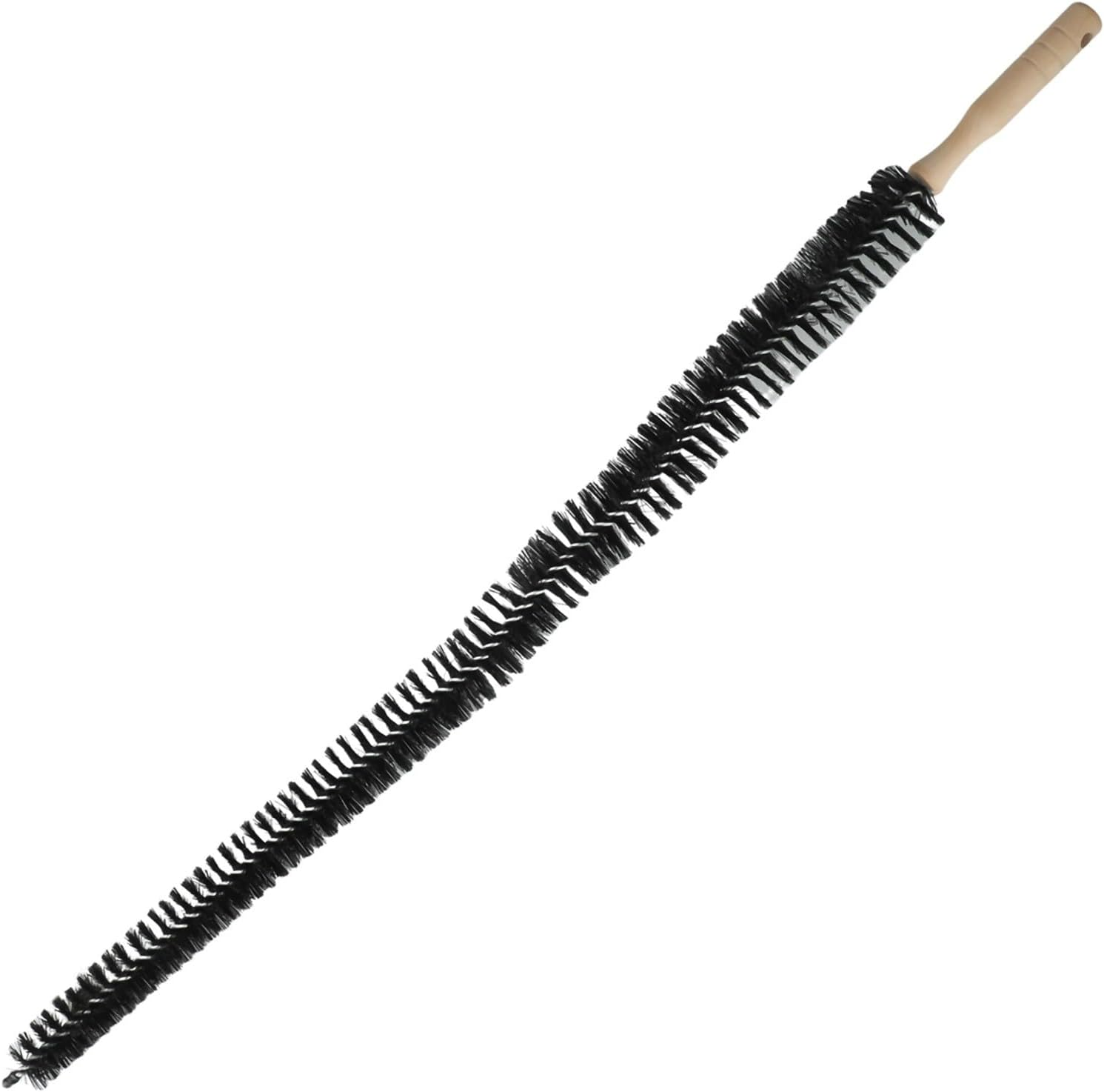 Radiator Cleaning Tool with Wooden Handle, Effortless Dust and Dirt Removal, Professional Cleaning Experience (75Cm)