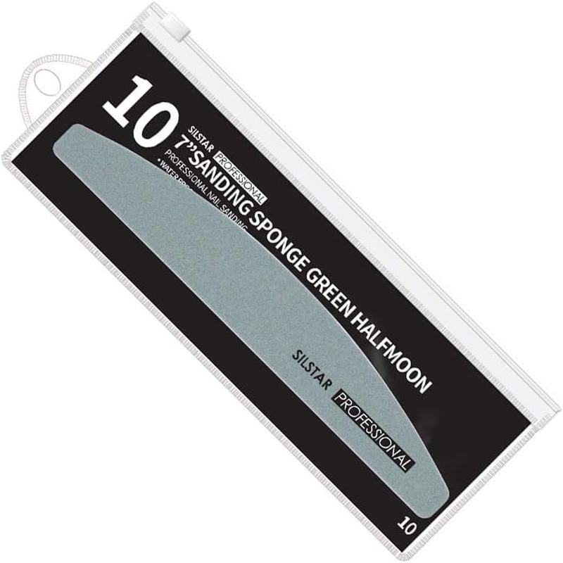 SILSTAR PROFESSIONAL 7" SANDING SPONGE VIOLET STRAIGHT 150/220 MADE in KOREA image number 2