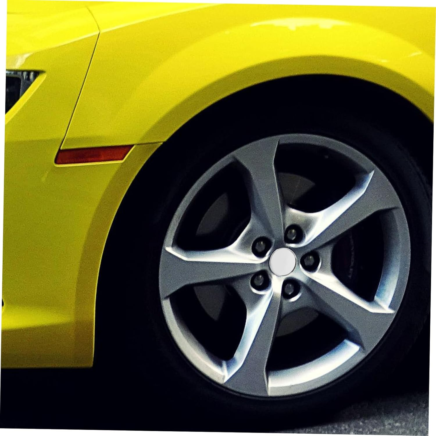 CLISPEED 4Pcs Automotive Wheel Hub Covers Stylish Rim Caps for Easy Installation Compatible Various Car Models Sleek Finish Center Hub Caps image number 4