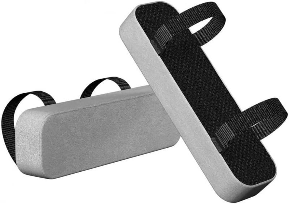 2 Pack Chair Armrest Pads,Chair Armrest Cooling Gel Cushions, Ergonomic Armrest Pads,Office Chair Armrest Pads Covers with Memory Foam Elbow Pillow for Forearm Pressure Relief for Computer (Black)