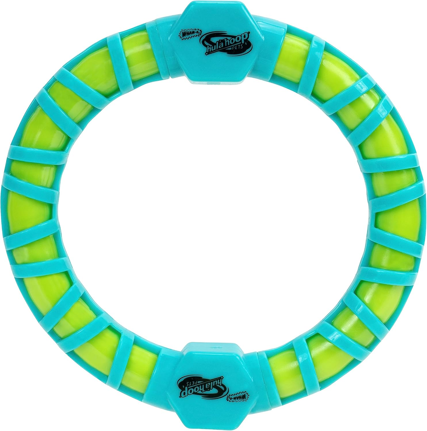 Jazwares Wham-O Pets Superball Bounce Glow Light - 2.5-Inch Light-Up Dog Ball with Encased LED Light and Durable BPA Free Rubber