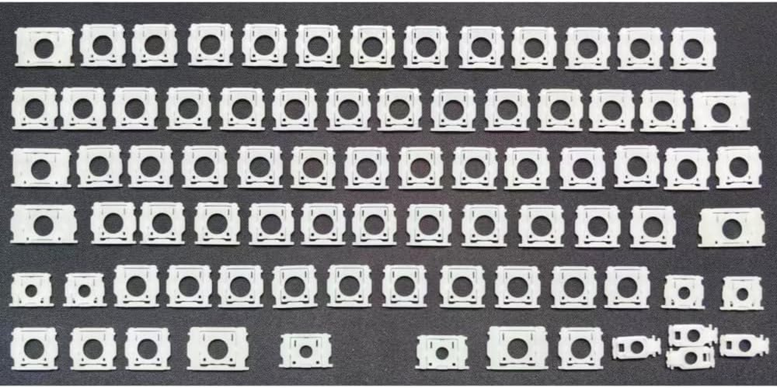 Replacement Full Keyboard Hinge Keycap Keys Scissor Clips Hinge Set Compatible with Macbook Pro/Air Retina 14/15/16'' Model A2442 A2485 A2681 A2779 A2780 A2941 A2918 A2992 A2991 A3113 2022-2025 Year image number 2