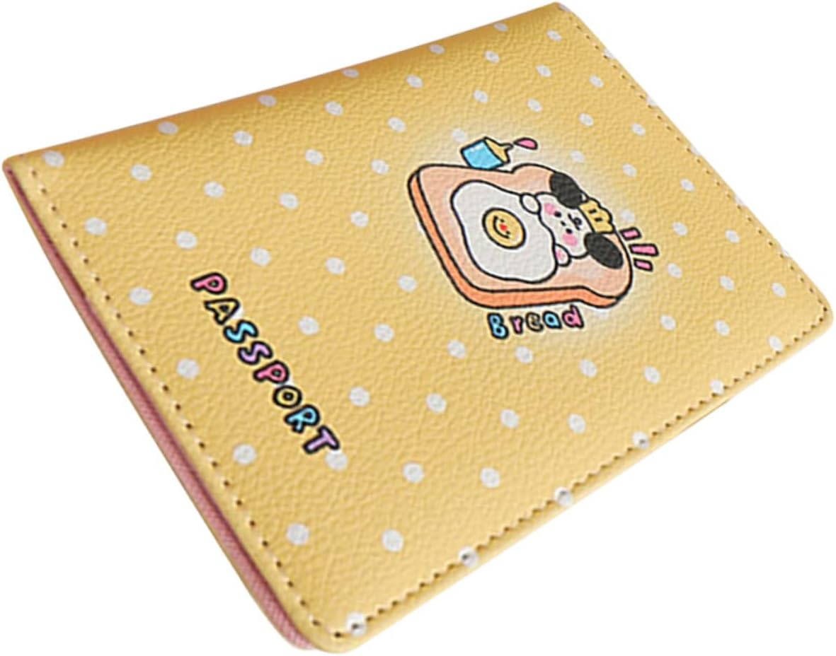 LIFKOME 5Pcs Multiple Passport Holder Credit Card Slot Men Passport Wallet for Men Pu Style Travel Organizer image number 5