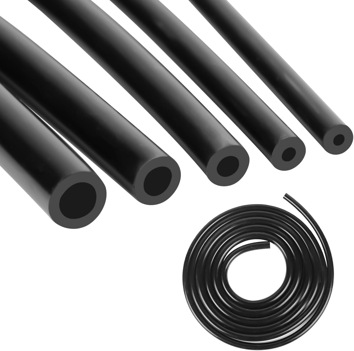 6.6 FT Silicone Vacuum Tubing Hose-High Temperature Automotive Engine Vacuum Tube (1/8" 5/32" 1/4" 5/16" 3/8") image number 2