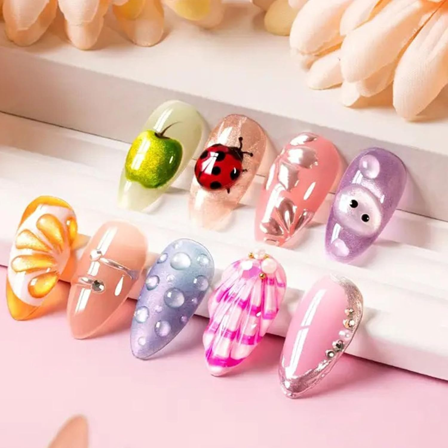 3D Nail Gel Sculpting Gel,15Ml 3D Nail Design Sculpting Glue - UV Light Cured Beauty Care Products for Decals Home Salon Travel Party Bridal Birthday Holiday Photoshoots image number 5