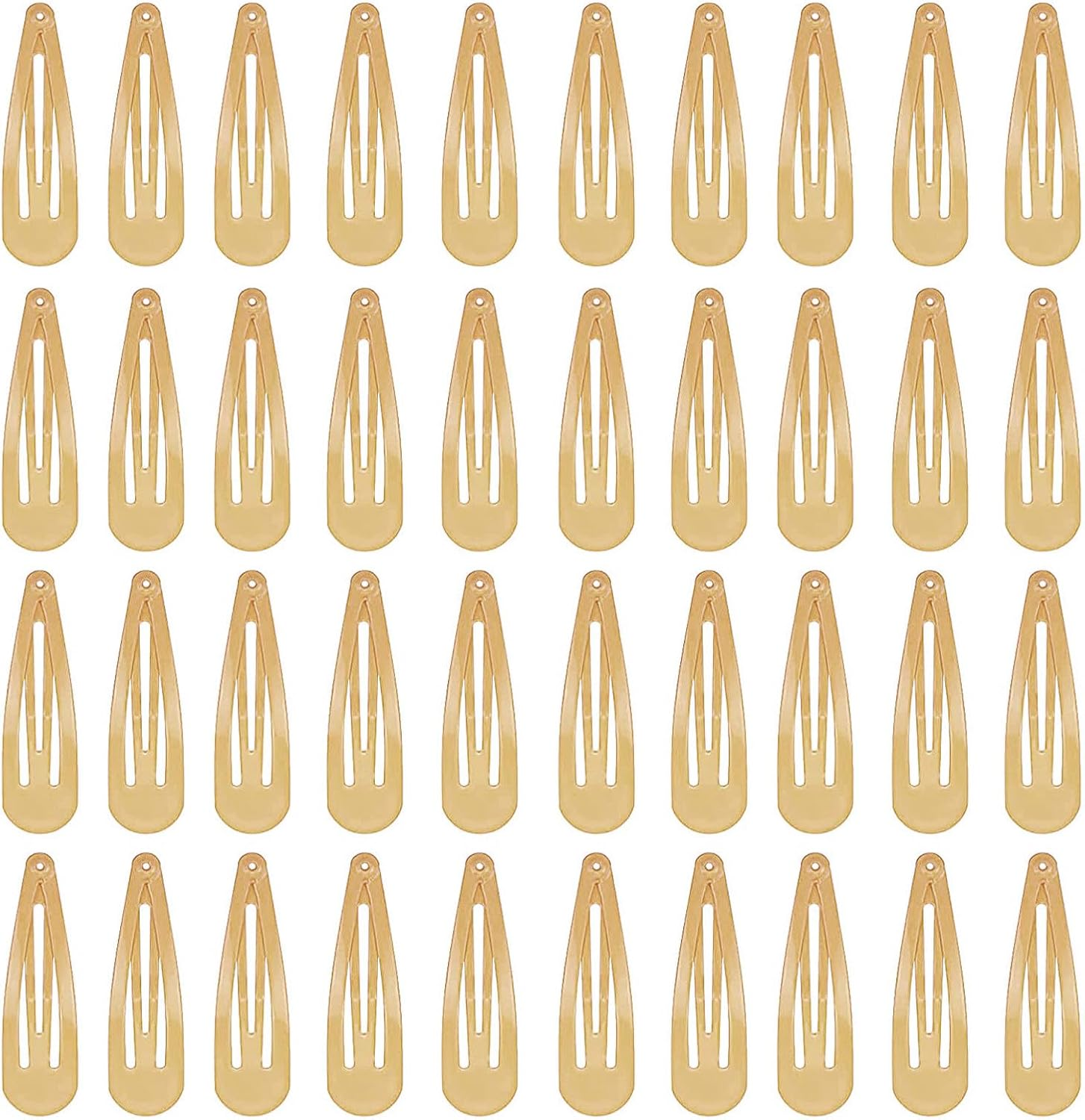 DAZISEN 40 Pack Hair Clips for Girls Metal Snap Kids Barrettes Women'S Hair Accessories，Colorful Candy Lovely Simple Hairstyle Clips，Black