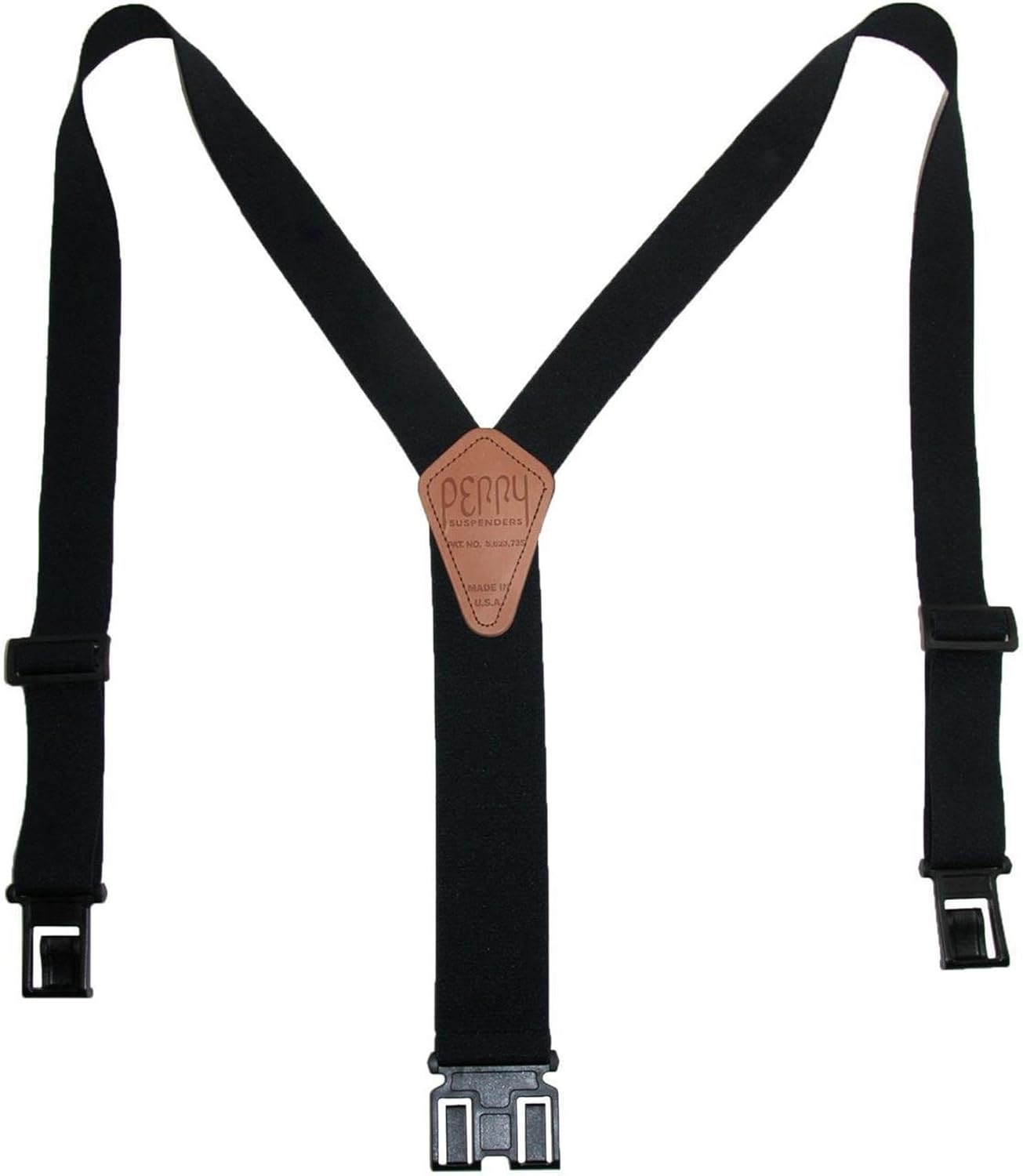 Perry Suspenders Men'S Elastic Hook End Suspenders - Gray image number 4