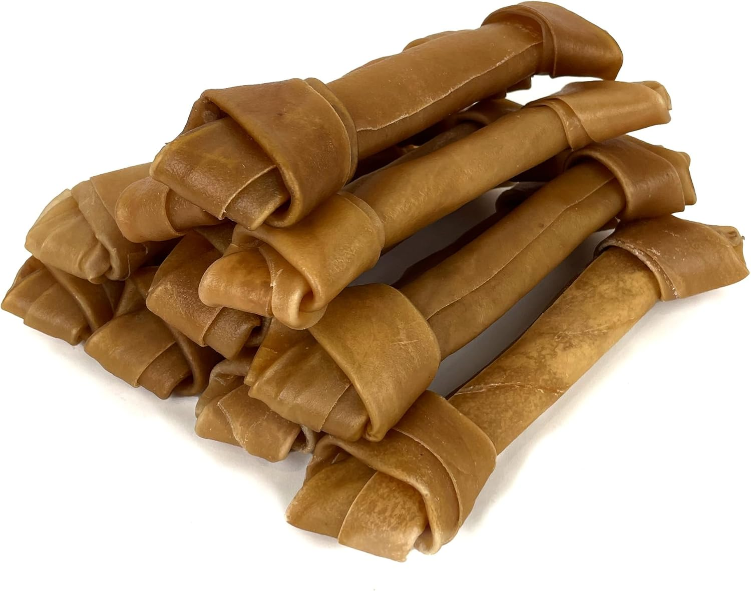 It'S Treat Time Dog Rawhide Bone Knot Natural 22Cm (10 Pack) - Long-Lasting Dog Treats, Dental Chews for Dogs, Teeth Cleaning, Tartar Control, Oral Health