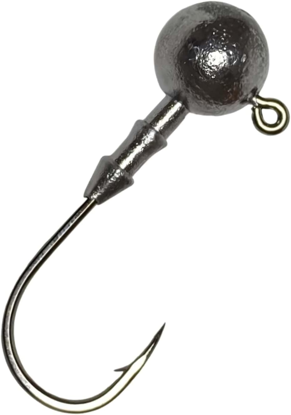 DAYUYUE Fishing Jig Heads 6Pcs 5G Soft Lure Hooks Kit Soft Bait Hooks Set Include Plastic Tackle Box Fishing for Freshwater Saltwater